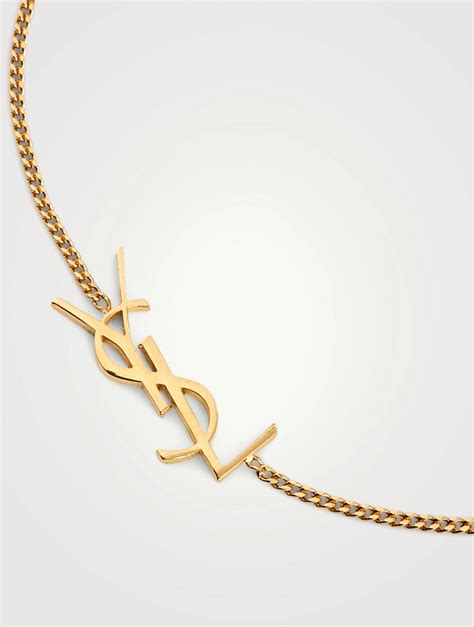 monogram ysl cuff|YSL bracelets for women.